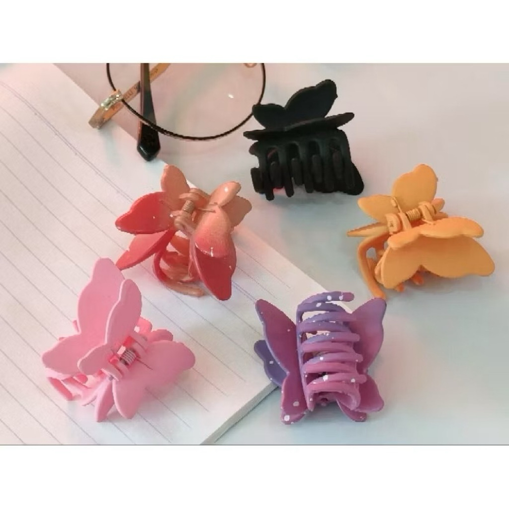 jepit salon rambut kupu Besar | jepit Korea | salon Korea | jepit salon lucu