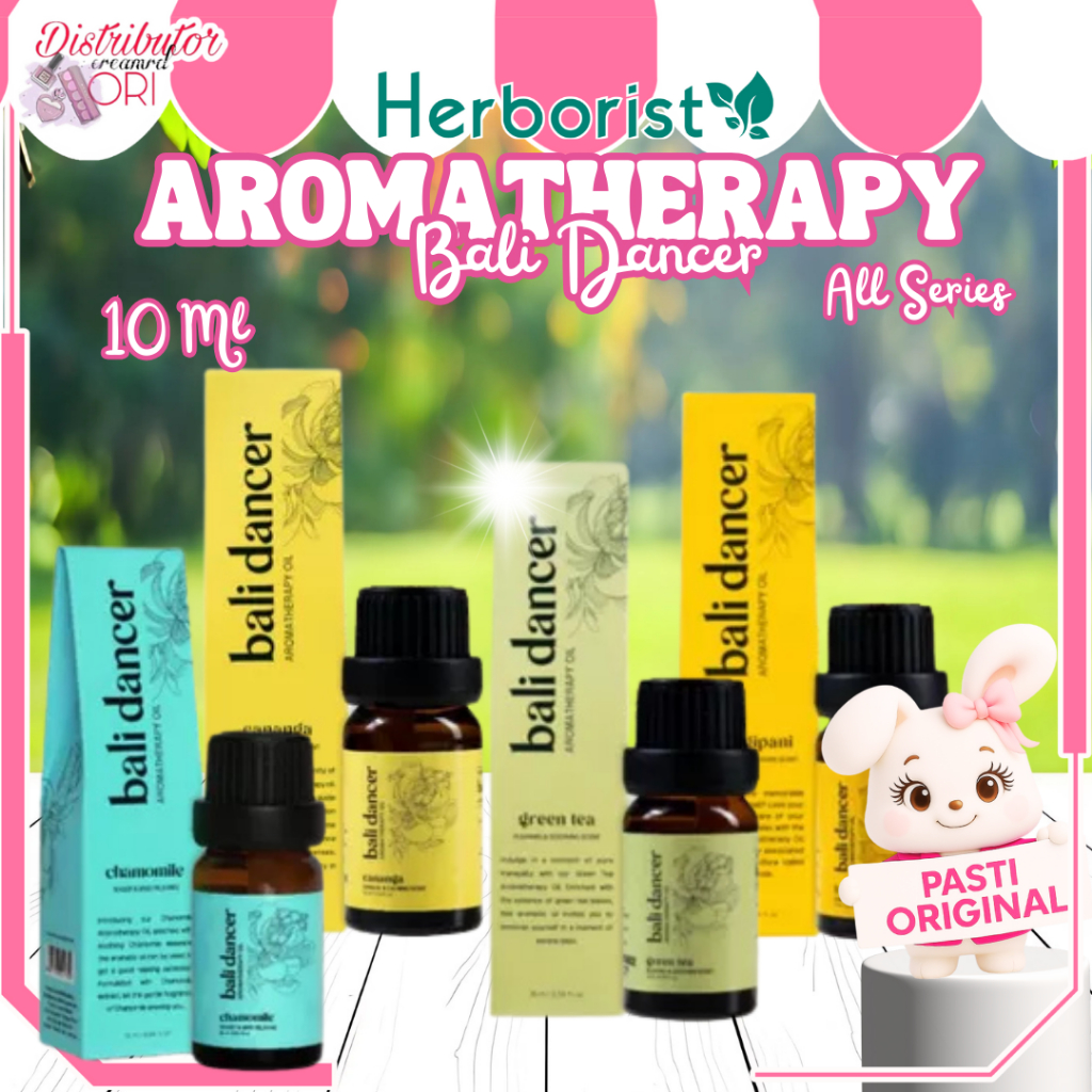 Herborist Bali Dancer Aromatherapy Oil Difuser | All Series |10 Ml | Distributor Cream Ori