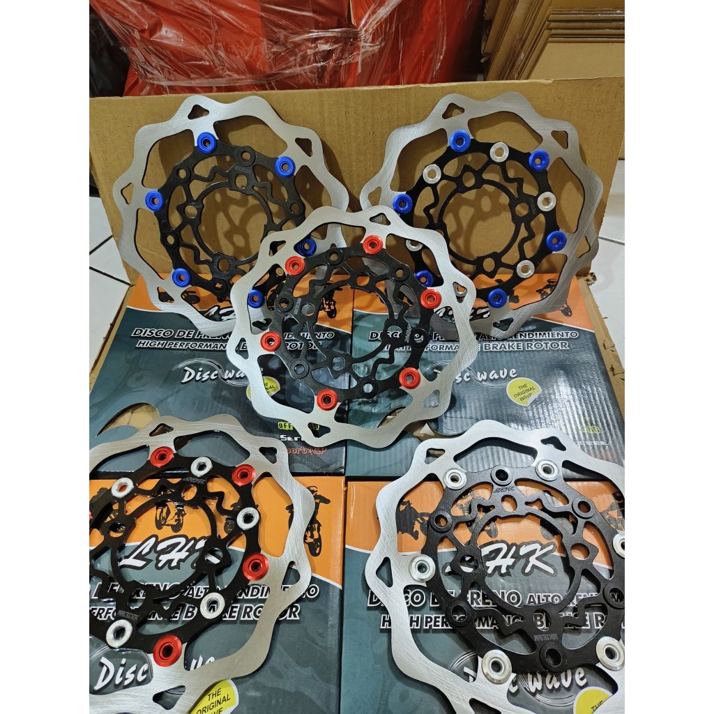 piringan cakram depan lhk model galfer uk 220mm lubang 4 non breket motor vario mio beat scoopy geni