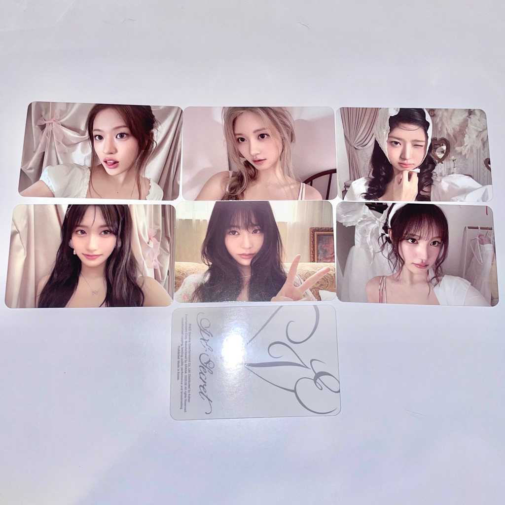 [BACA DESK] Ready Photocard Official Ive Wonyoung Gaeul Amuse Happa Kristin Empathy Makestar POB