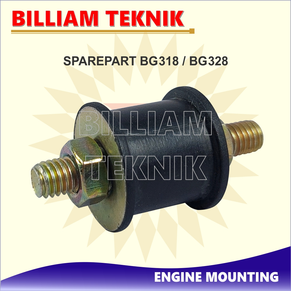 BG318 BG328 ENGINE MOUNTING / BANTALAN KARET / KARET PENAHAN GETARAN / KARET DUDUKAN MESIN POTONG RU