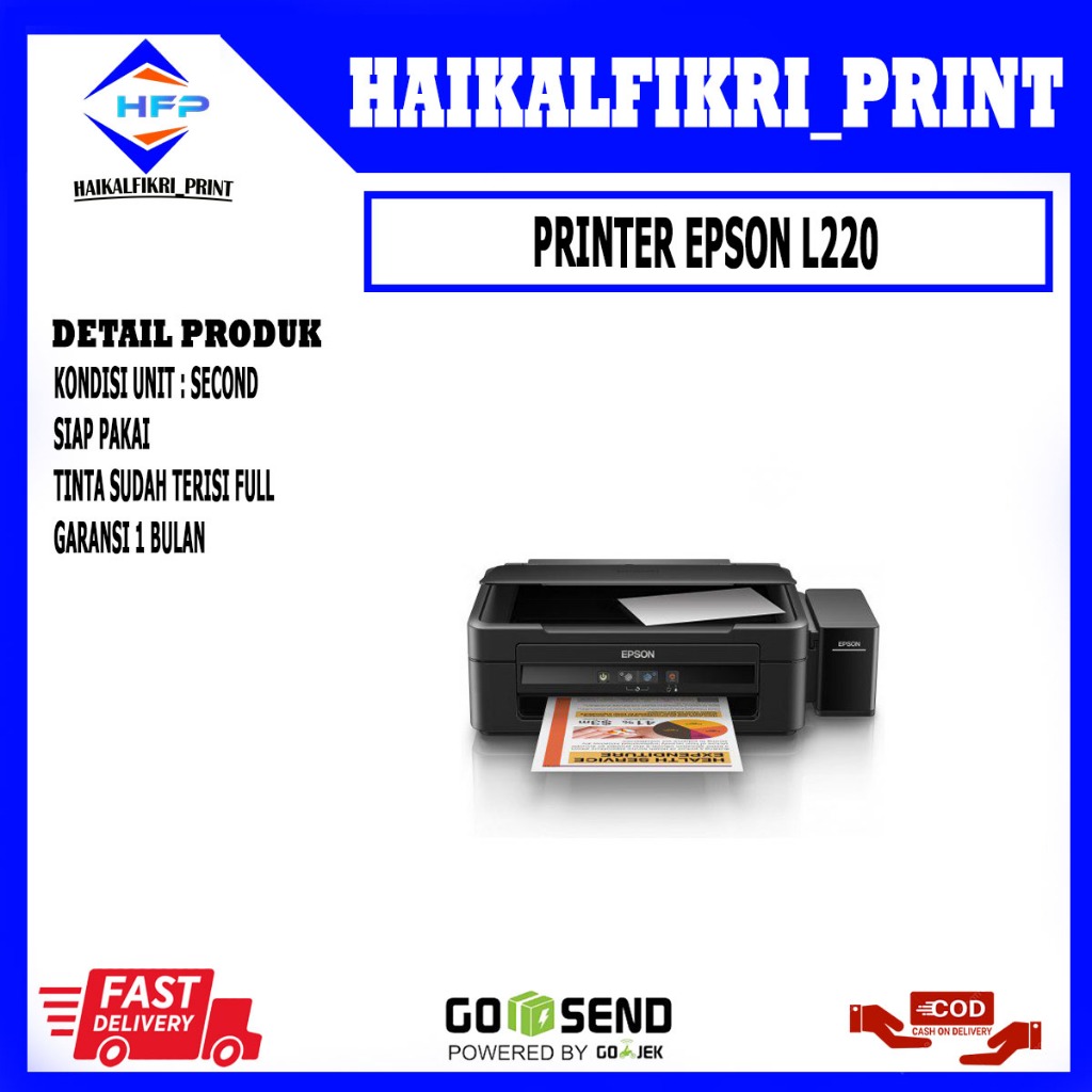 PRINTER EPSON L220 220 BERKUALITAS