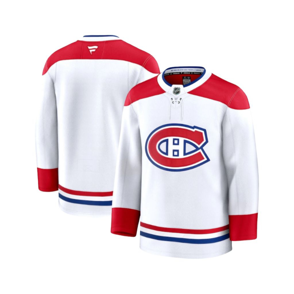 NHL Men's Montreal Canadiens Fanatics White Away Premium Jersey