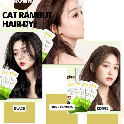 Pewarna Rambut Anti Luntur Cat Rambut Pewarna Rambut Permanen Anti luntur Cepat Pewarna Rambut Bubbl