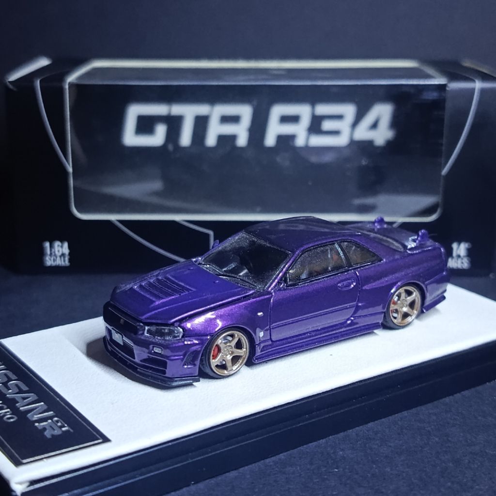 TIME MICRO NISSAN GTR R34 MIDNIGHT PURPLE