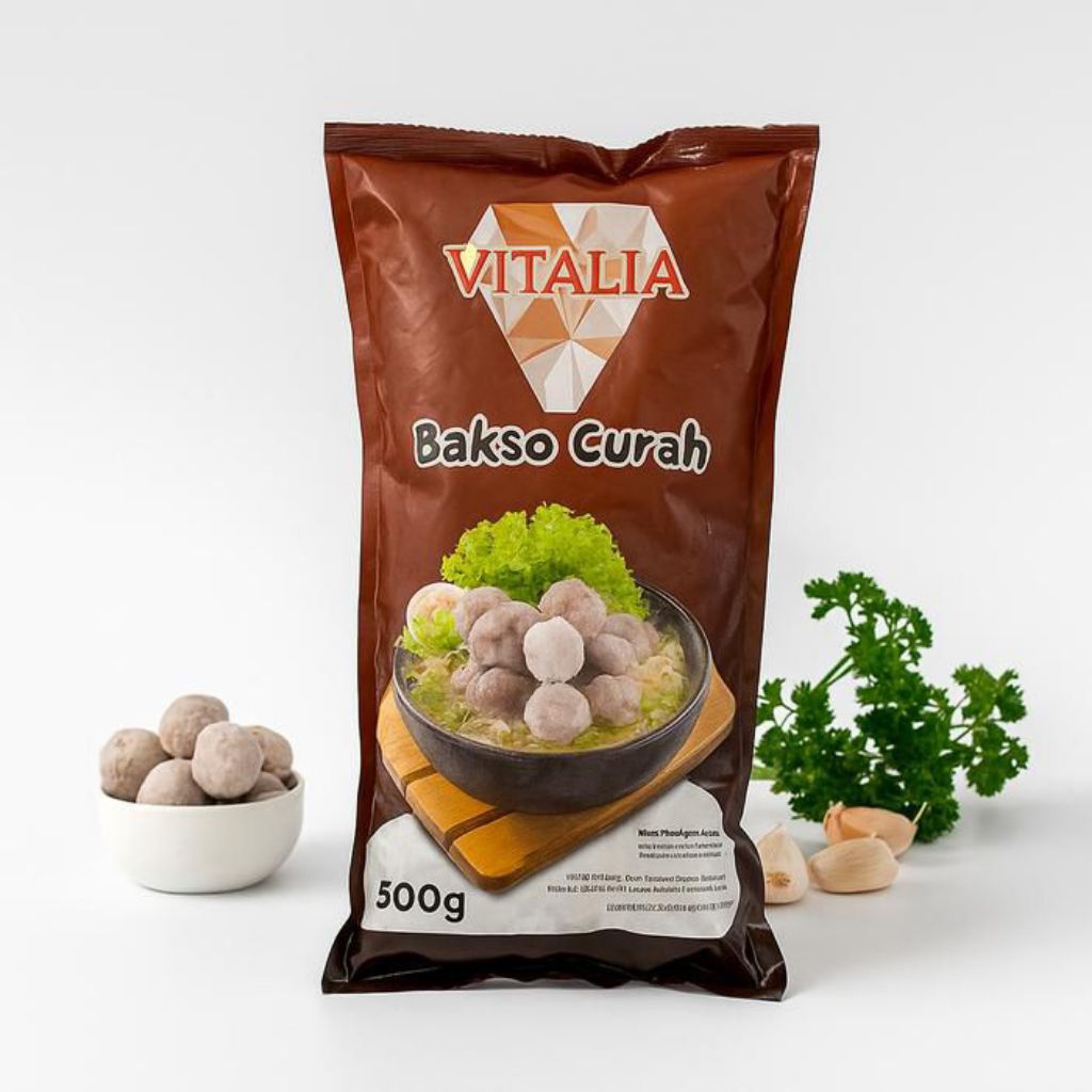

Bakso Curah, Vitalia, 500 gram, +- 35 biji