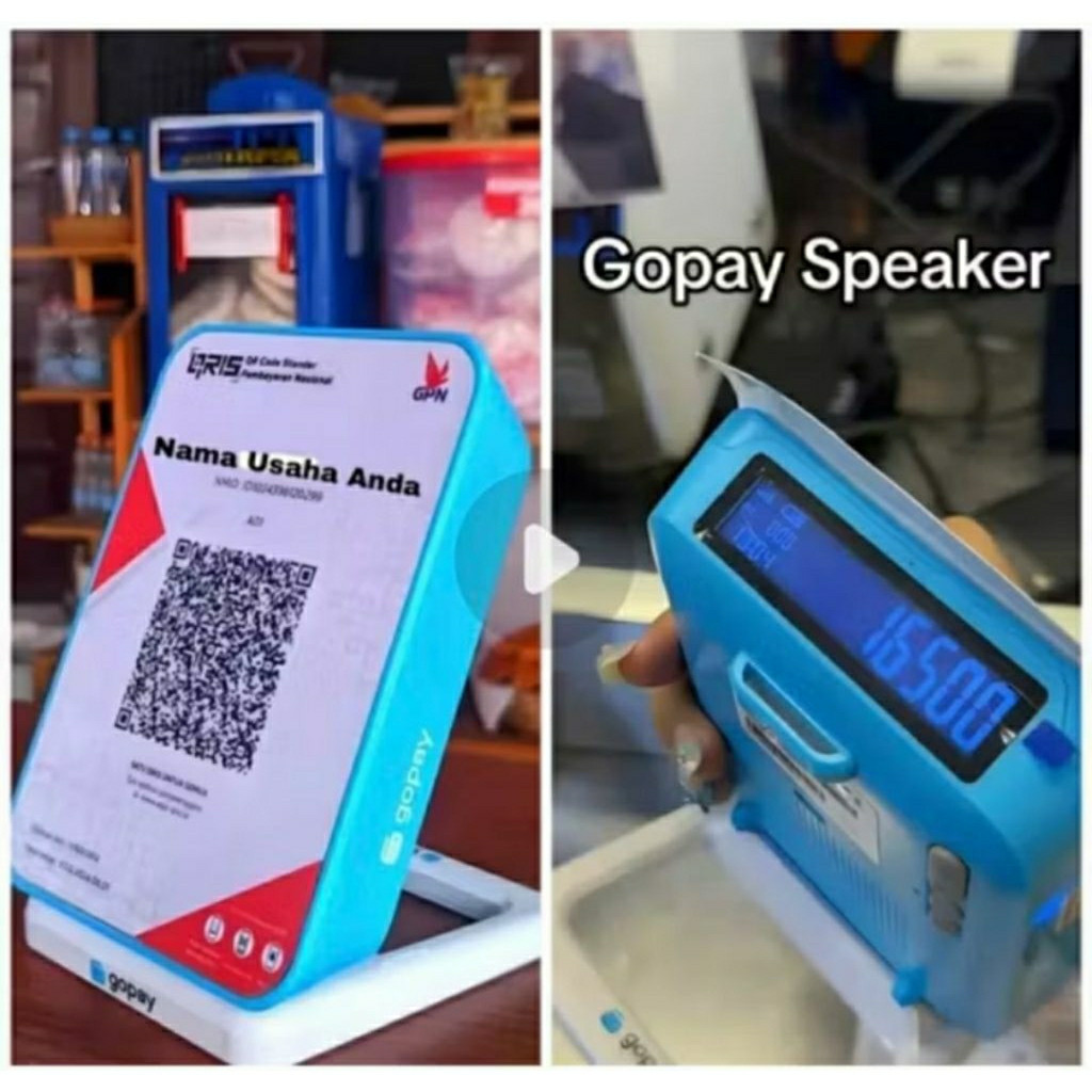 Speaker Qris Soundbox Go Pay Merchant