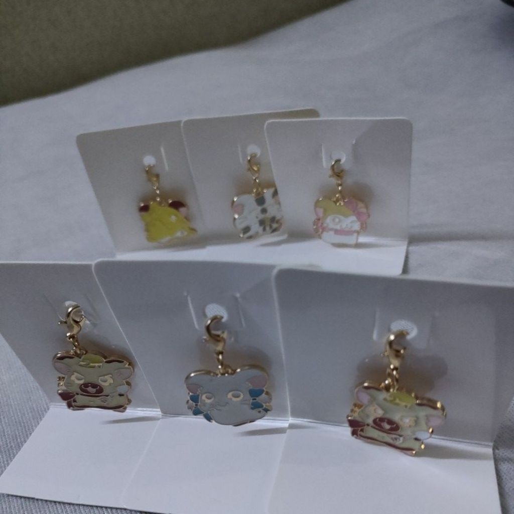 Hamtaro Metal Keychain Character Original Japan