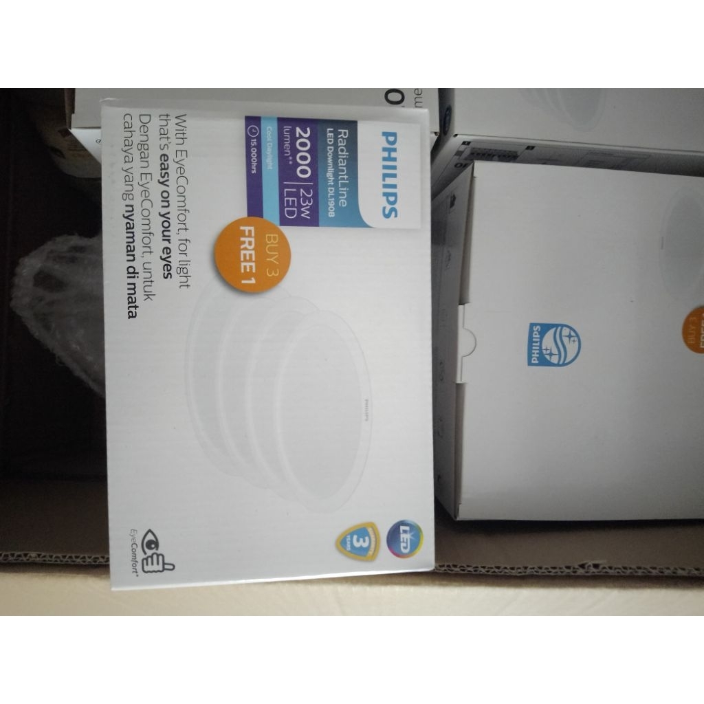 PHILIPS DOWNLIGHT 23W 1BOX ISI 4LAMPU
