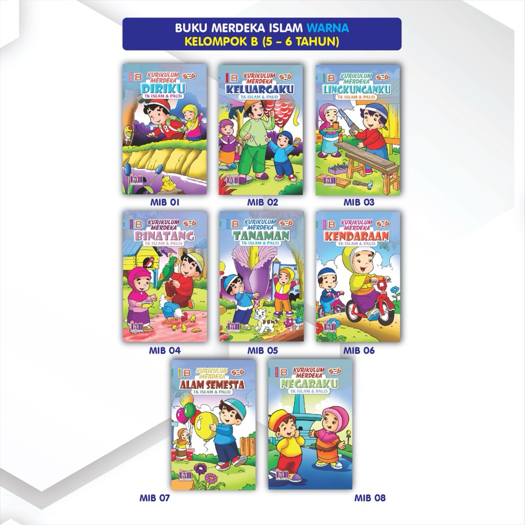 Buku Paket Kurikulum Merdeka (islam) TK.A &TK.B