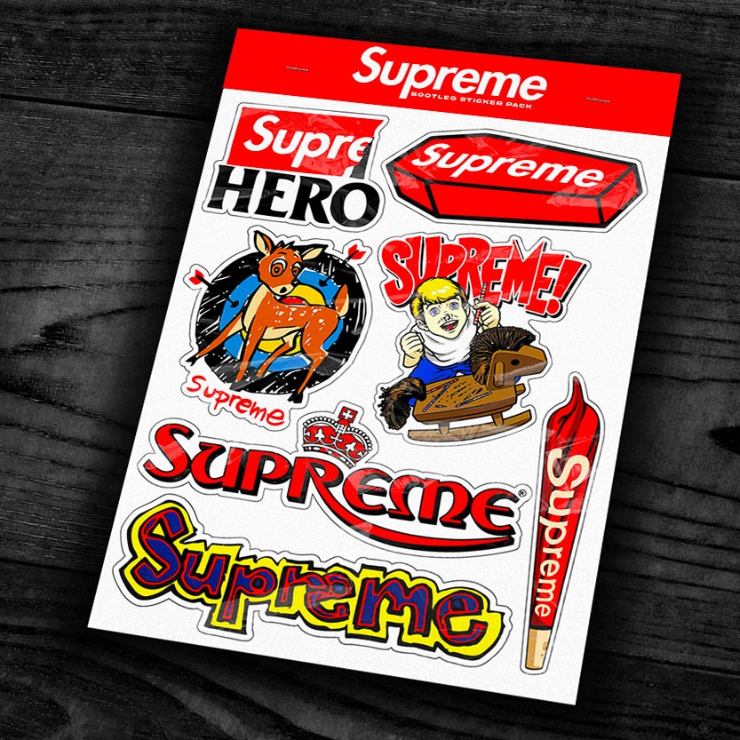 

SUPREME - Sticker Pack Brand : SUPREME (BOOTLEG)