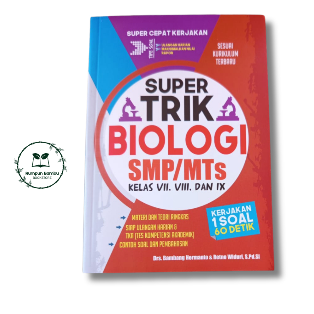 Buku Super Trik Biologi SMP/MTs Kelas VII, VIII, dan IX