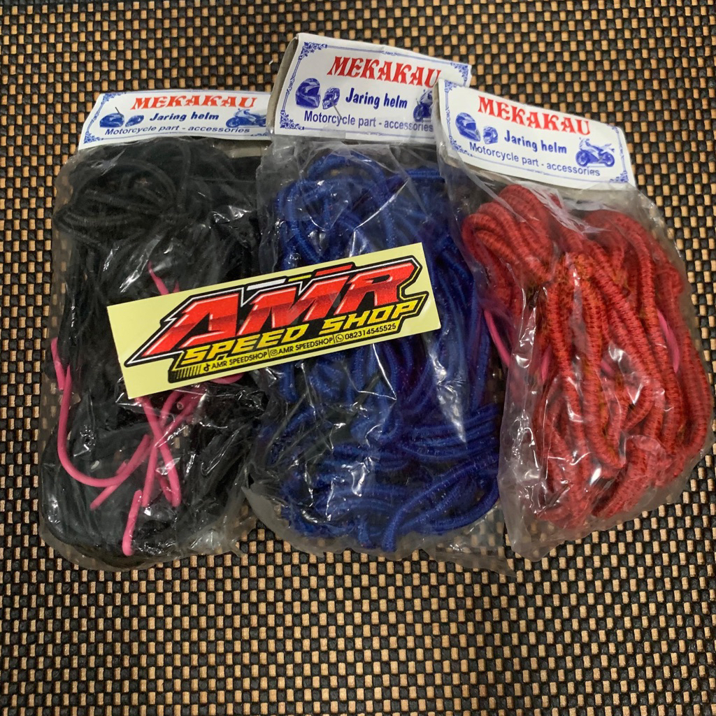 Jaring Helm Motor Tali Pengikat Barang Jaring Touring