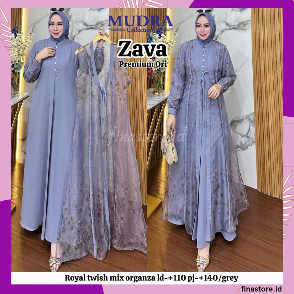 Gamis Mudra Collection / Gamis Terbaru / Gamis Wanita / Gamis Premium / Gamis Pesta / One Set / Sete