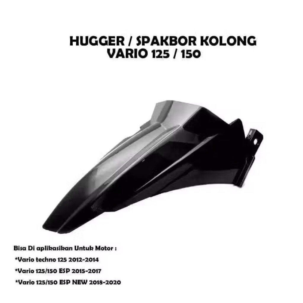 Cod Hugger Spakbor Kolong Untuk Motor Vario Tecno 125 2012-2014 Vario 125/150 ESP Vario 125/150 ESP 