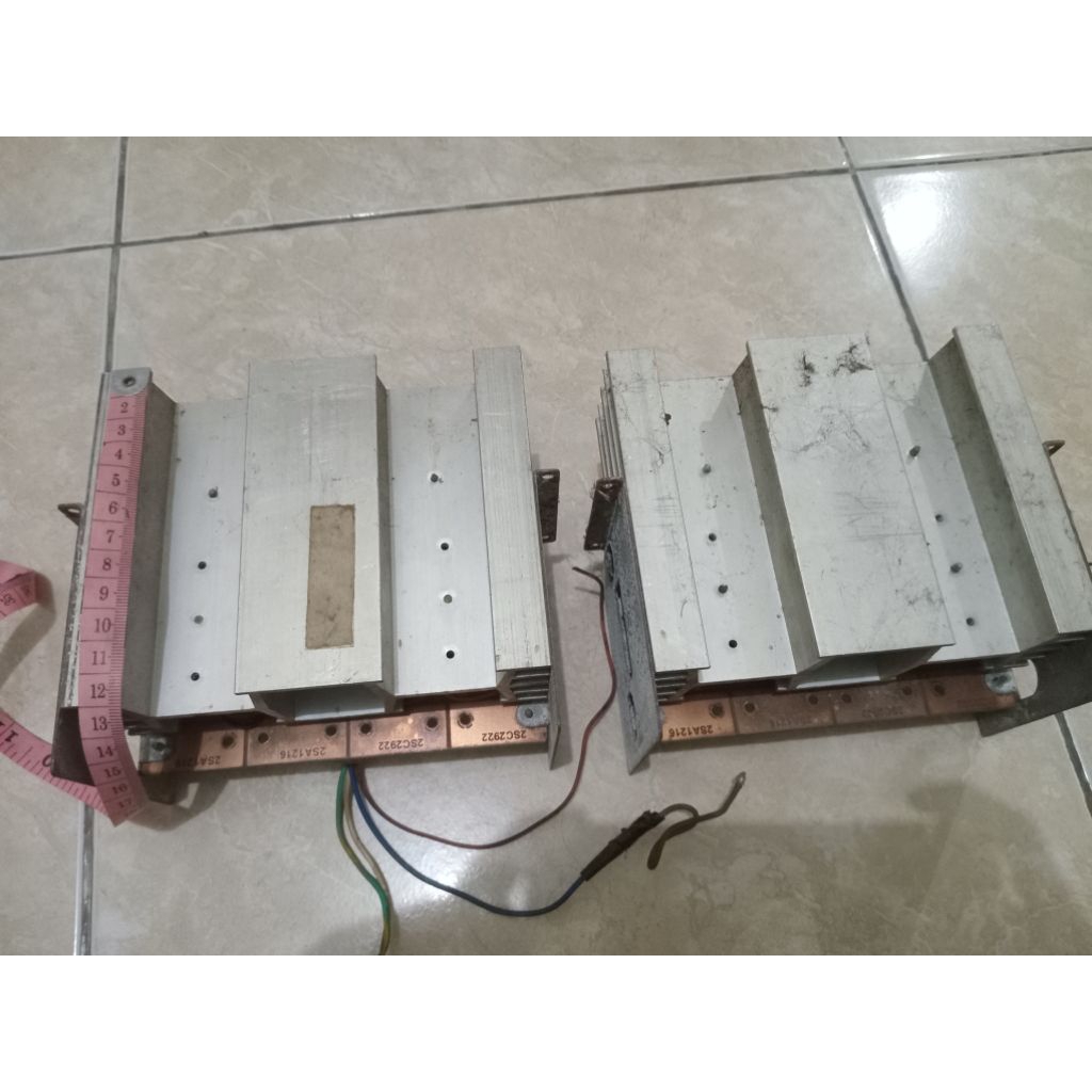 Pendingin bekas ampli Sansui AU D607, AU 417. Bonus OCL belum di tes seperti gambar