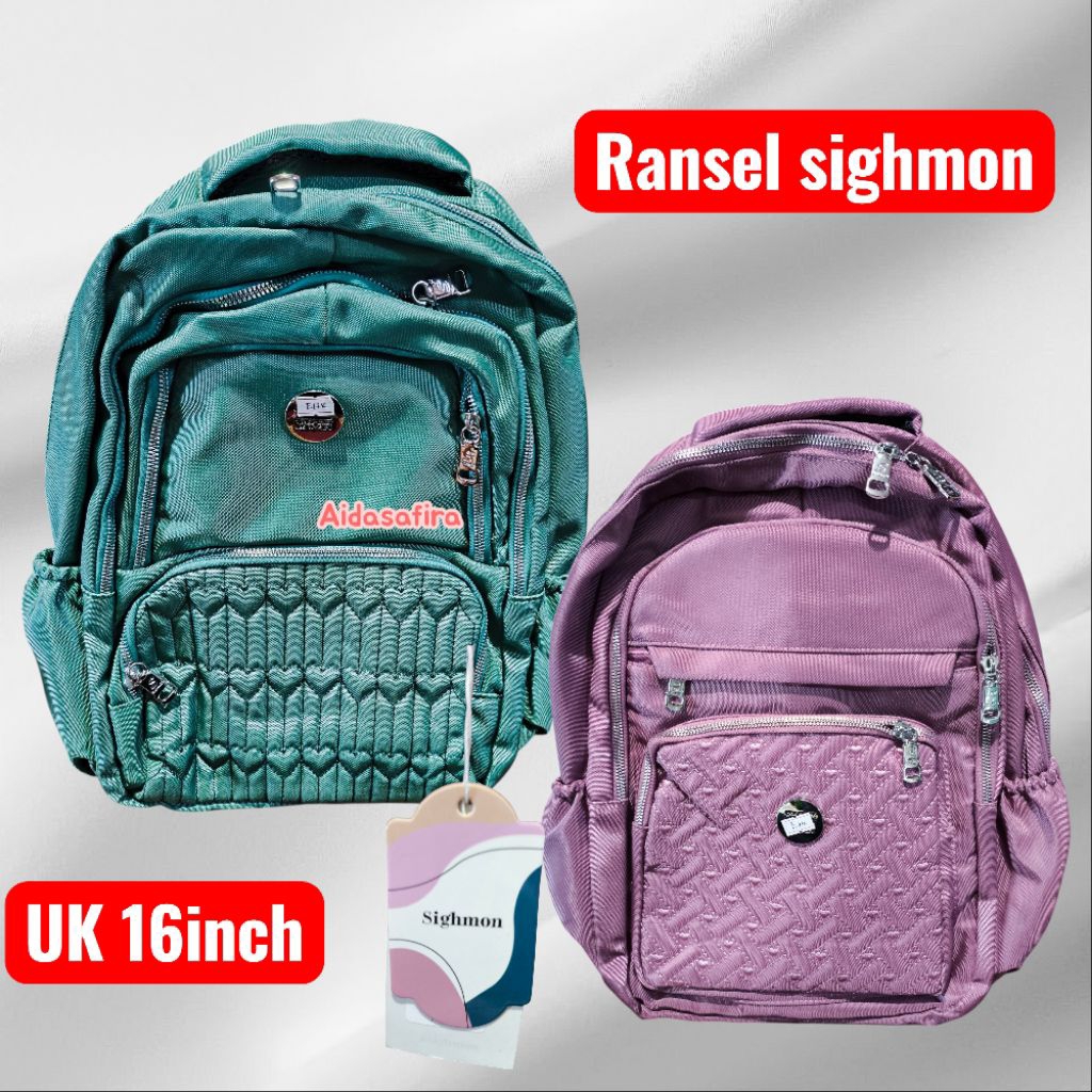 RANSEL SIGHMON UKURAN 16inch/TAS SIGHMON