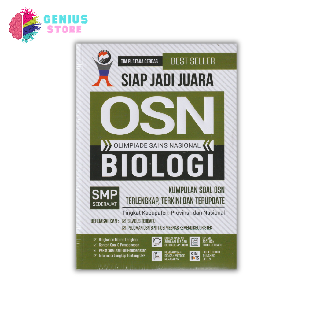 Buku Olimpiade OSN Biologi SMP Sederajat Siap Jadi Juara OSN Biologi SMP Kumpulan Soal OSN Terlengka