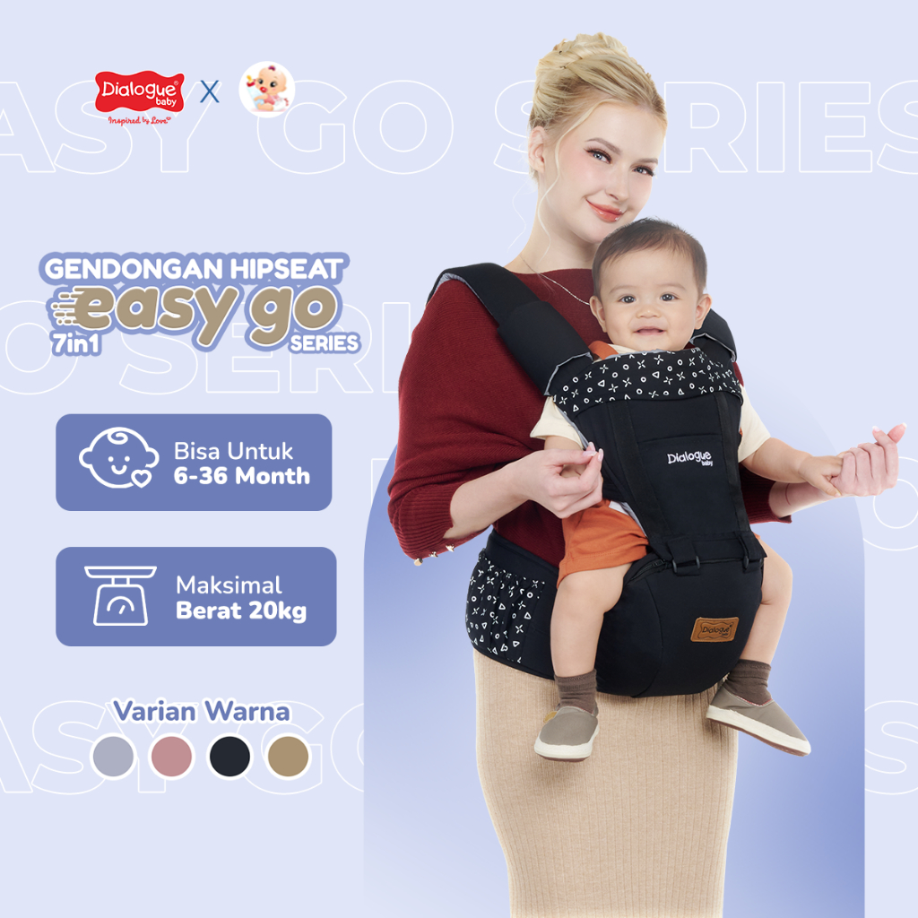 Dialogue Baby Gendongan Bayi Hipseat 7 in 1 Easy Go Series DGG1060