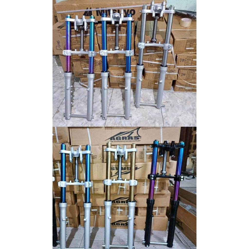 skok depan ninja rr set pnp honda cb gl mp tiger