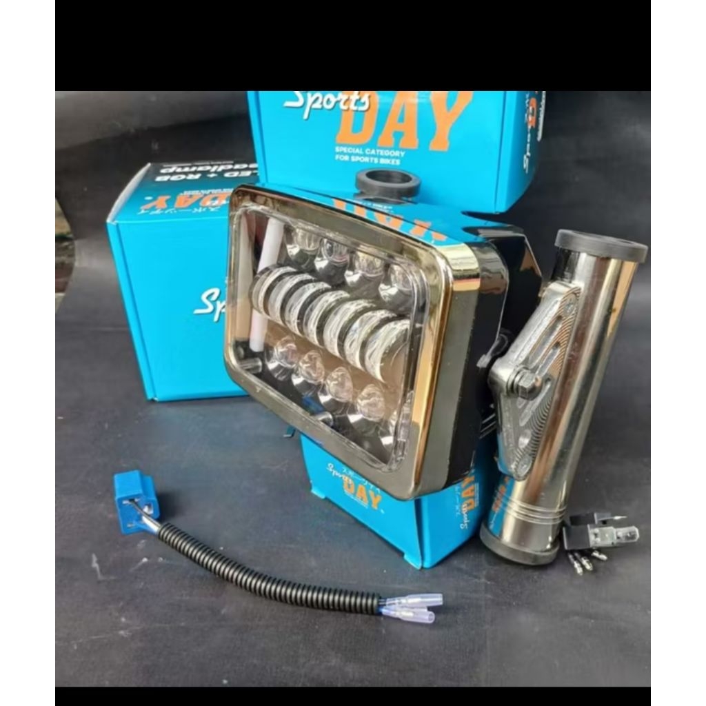 paket lampu daymaker kotak set pngkon cnc pipa gl 100 gl max gl pro rx king