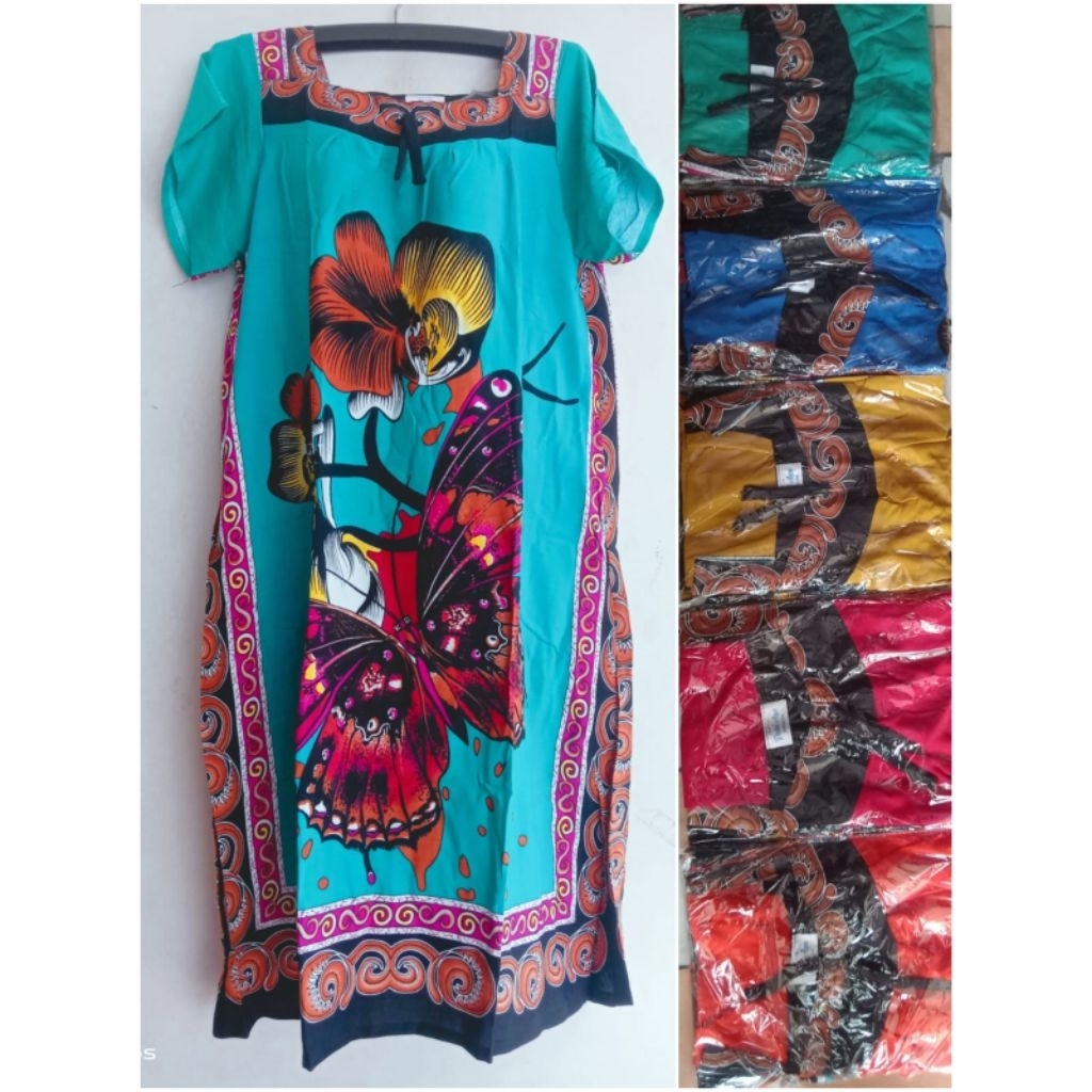 Putri Ayu Daster sikak Isi 5 pcs 1 sari | leher kotak ukuran standar  nom busui