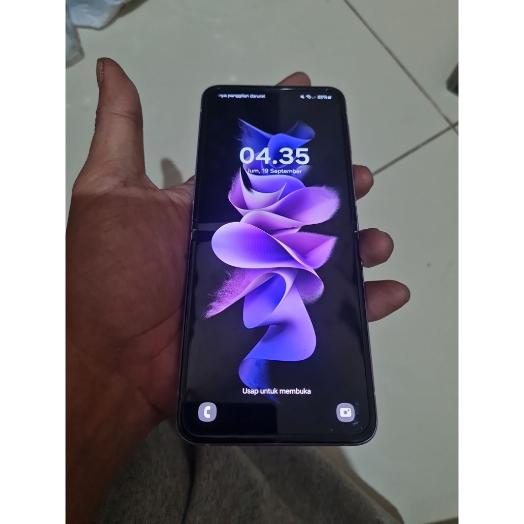 Lcd samsung Z flip 3 original copotan