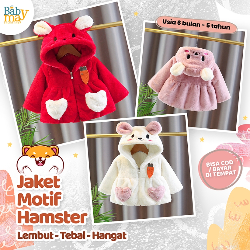 Jaket Anak Perempuan Import / Hoodie Anak Perempuan / Jaket Bayi Perempuan / Jaket Bulu Anak Perempu