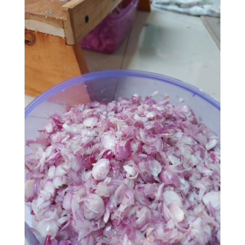 KIRIM INSTAN BAWANG MERAH IRIS SERUT FRESH SEGAR