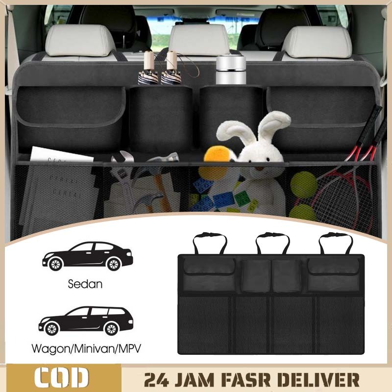 HCS - [READY] TAS PENYIMPANAN MOBIL ORGANIZER MOBIL MULTIFUNGSI / TAS BAGASI MOBIL KANTONG KURSI