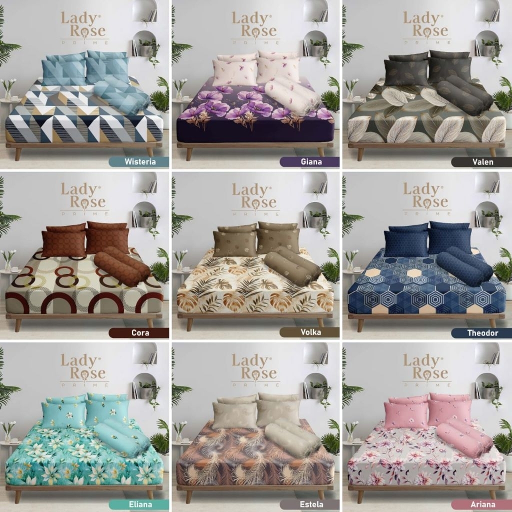 LADY ROSE SPREI 180X200 Tinggi 30 / SPREI LADY ROSE 180