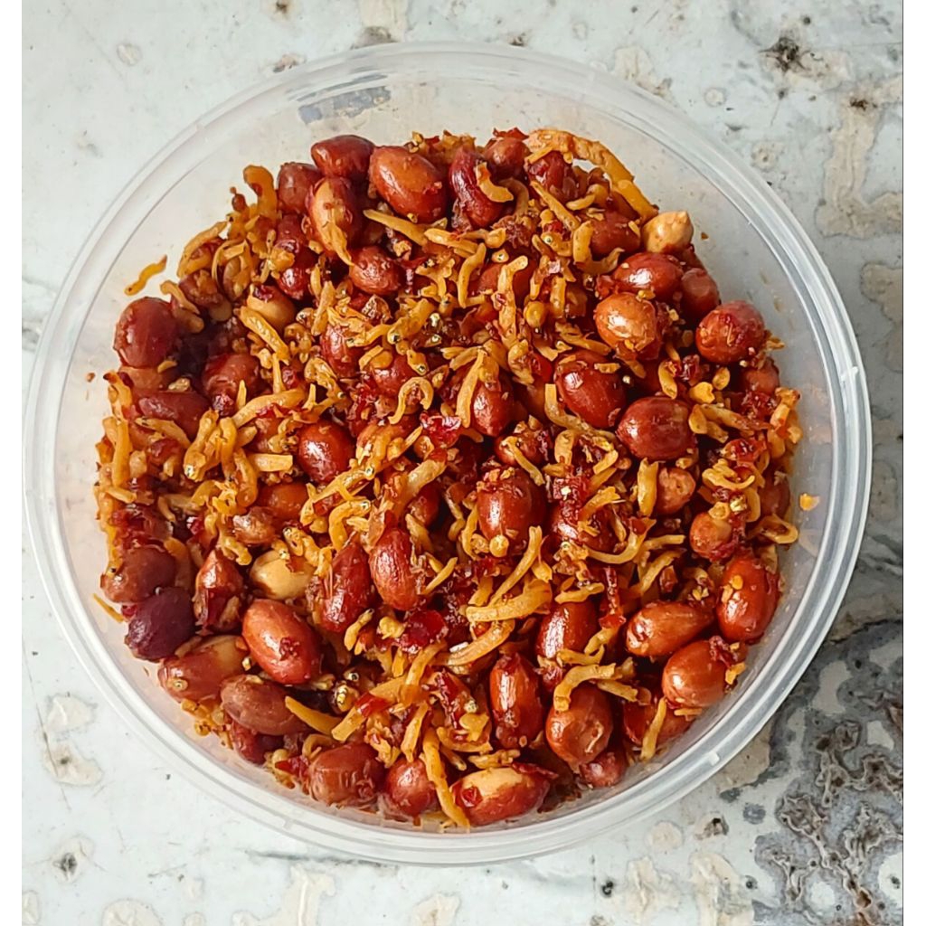 teri kacang ukuran 200gr,teri kacang,teri Medan kacang ,teri kacang balado