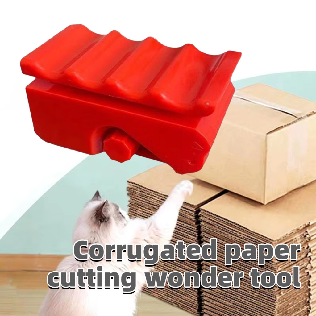 1pc Pemotong Karton Alat daur ulang portabel, serbaguna dan serbaguna Pemotong Kertas Bergelombang R