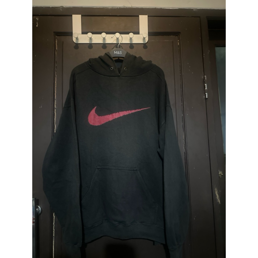 hoodie nike vintage big swosh made in usa