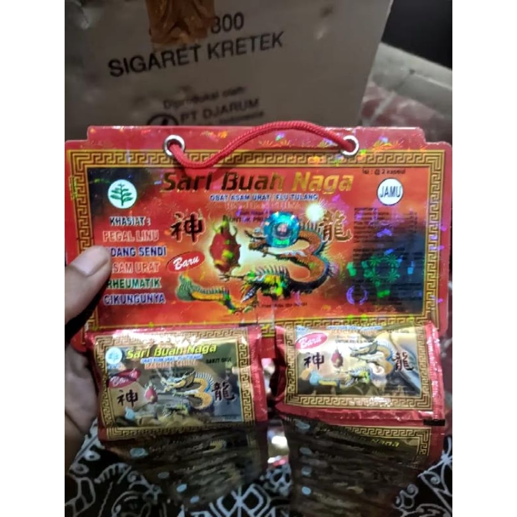 kapsul herbal sari buah naga kemasan serbuk & kapsul original
