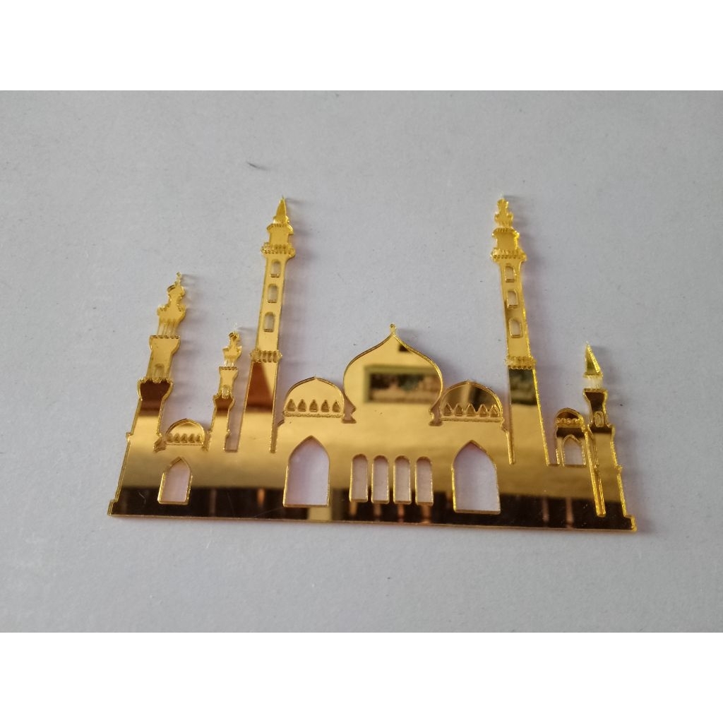Hiasan Mahar Masjid Bahan Akrilik