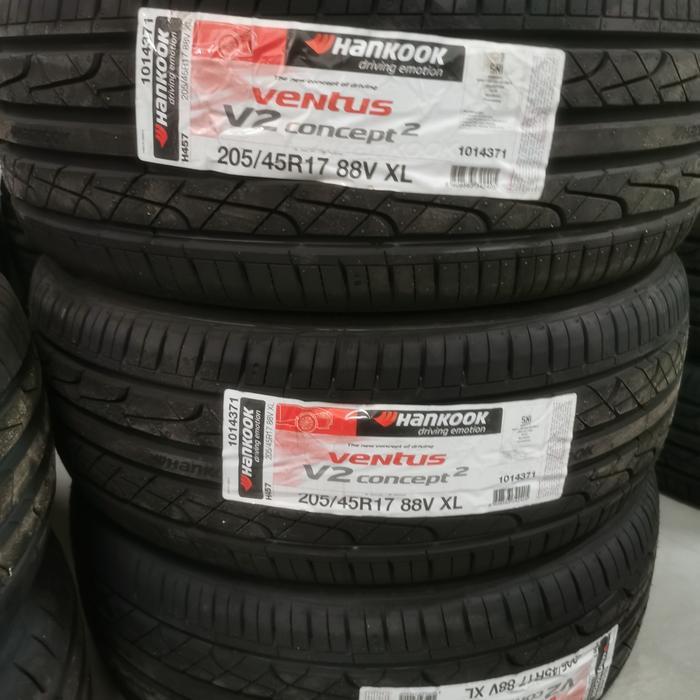 BAN MOBIL BAN HANKOOK Ventus V2 Concept H457 205 45 R17 - 205 45 R17 UNTUK TUBELESS