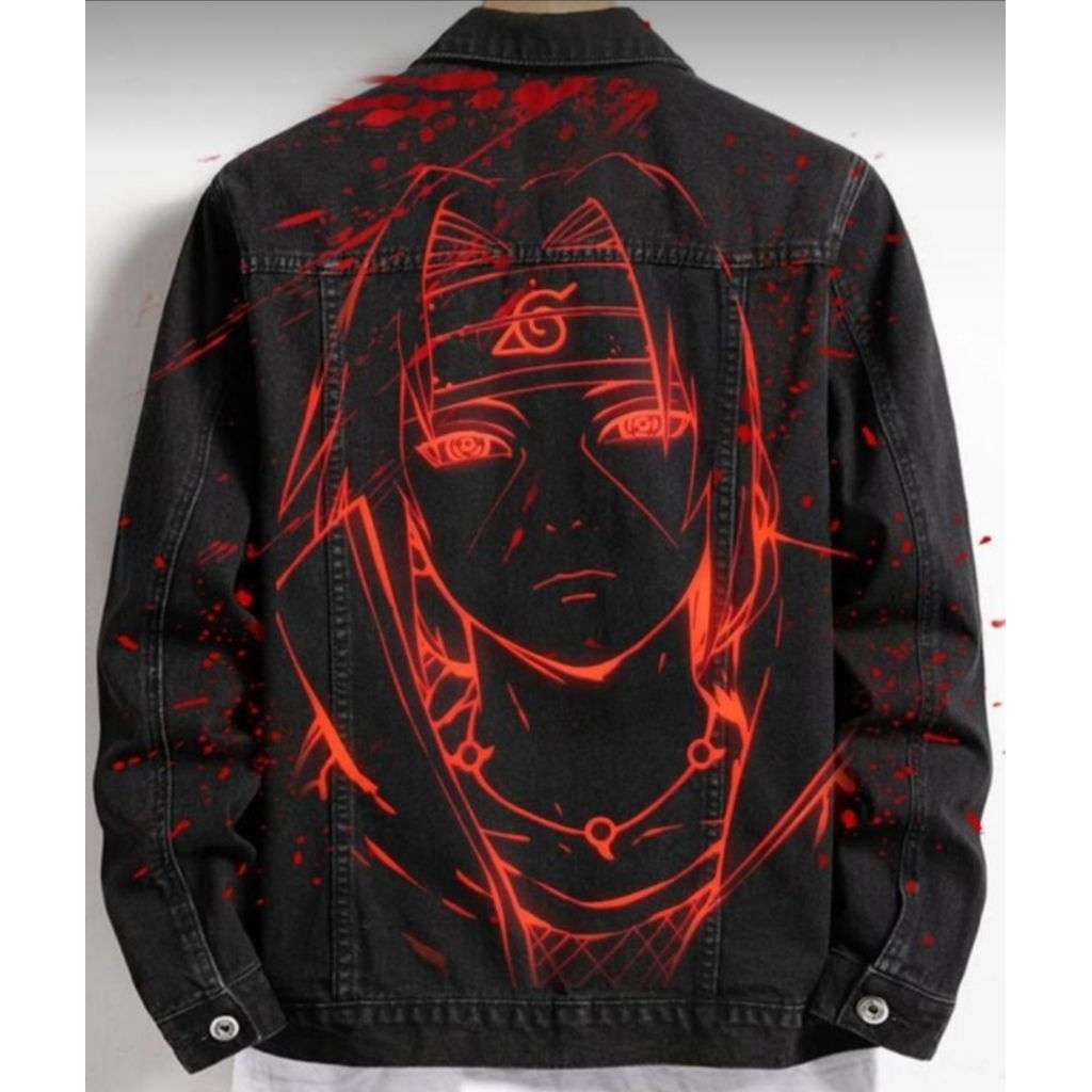 TJ.CLOTH Jaket denim lukis