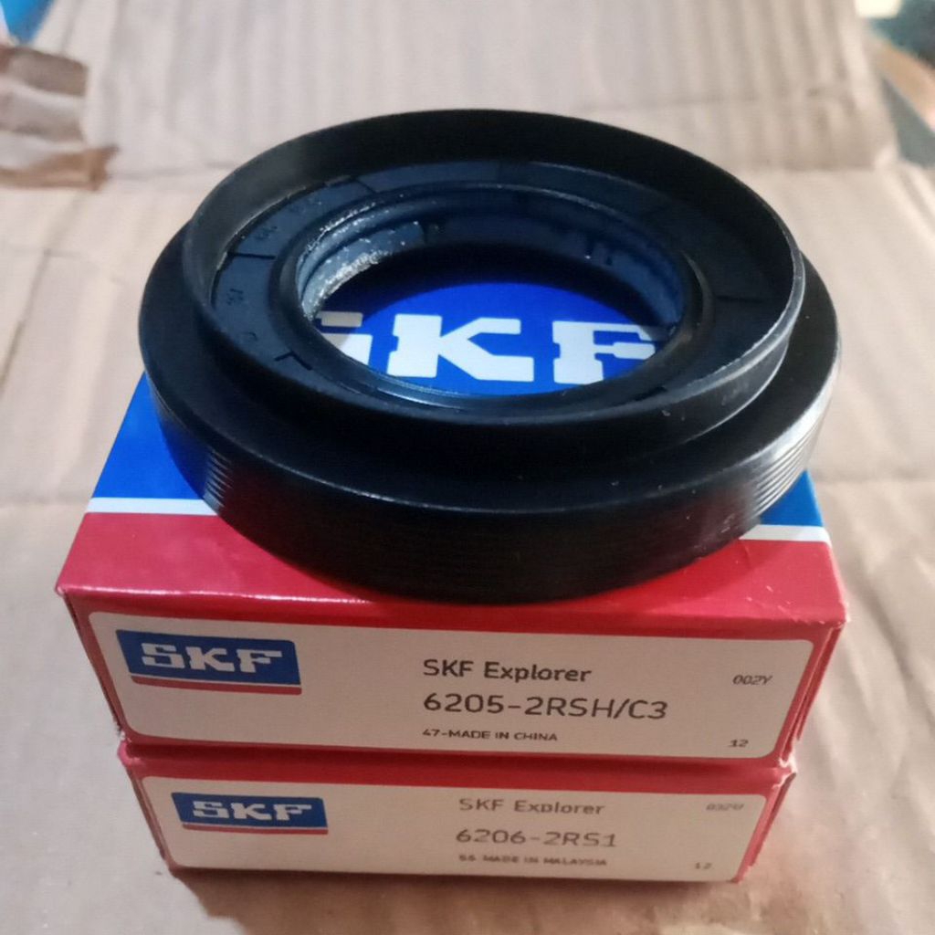 Bearing set SKF 6205/6206 2RSH mesin cuci LG 14kg front loading A