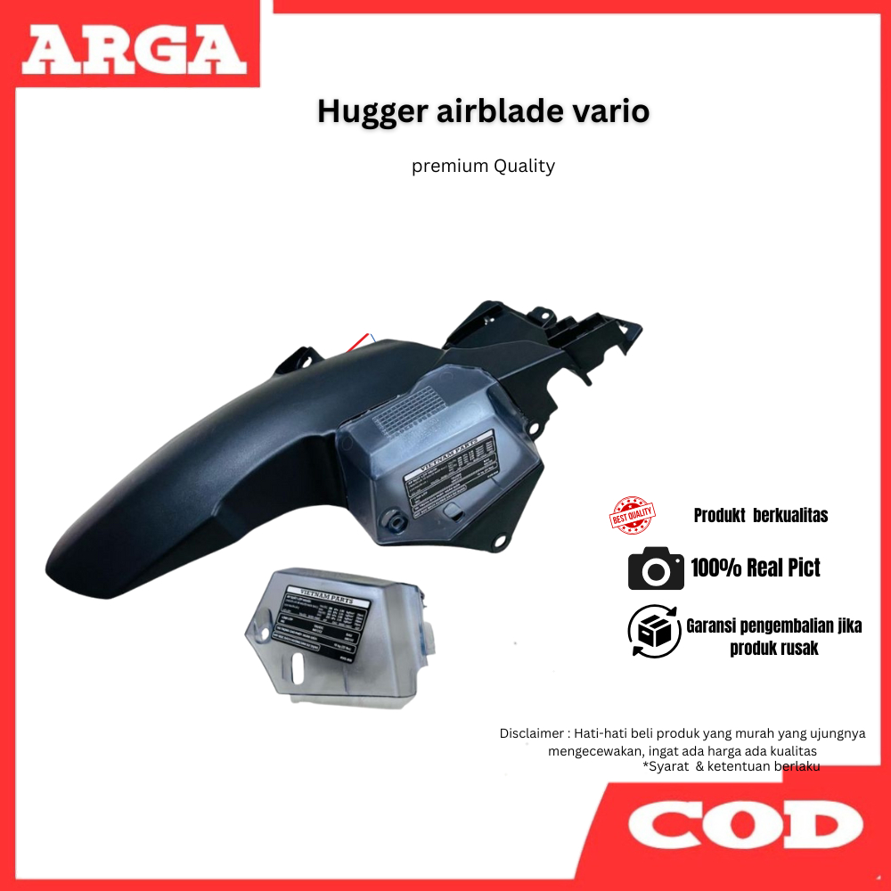 Hugger Airblade Cover Airblade Tameng Airblade Hugger Air Blade Vario 125/150 Spakbor Kolong Vario