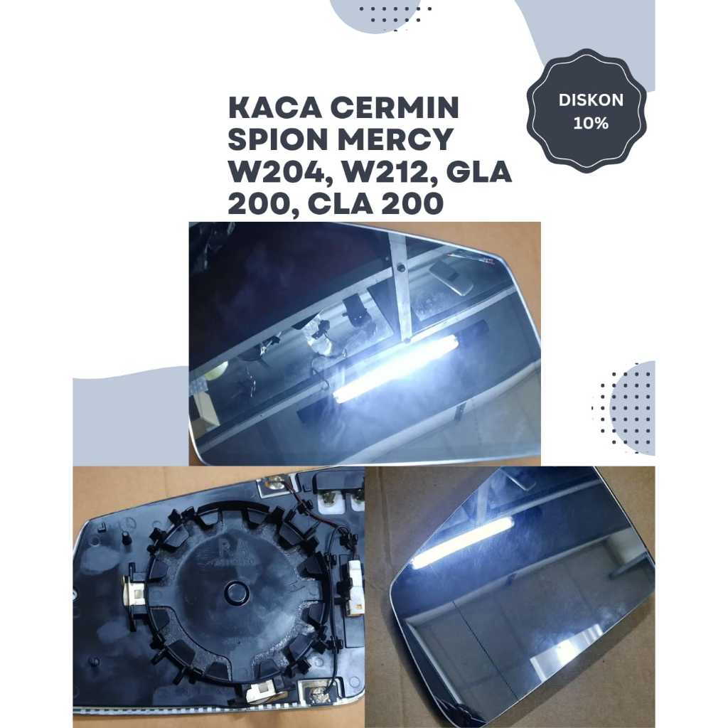 kaca cermin spion mercedes benz mercy original w204,w212 gla 200,cla 200