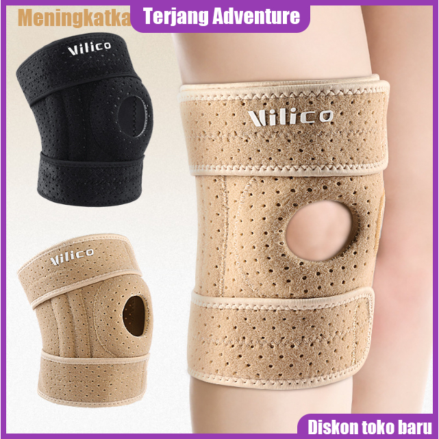 Terapi Lutut Kaki Bantalan Lutut Support Sport Deker Pellindung Lutut Knee Penahan Lutut Melindungi 