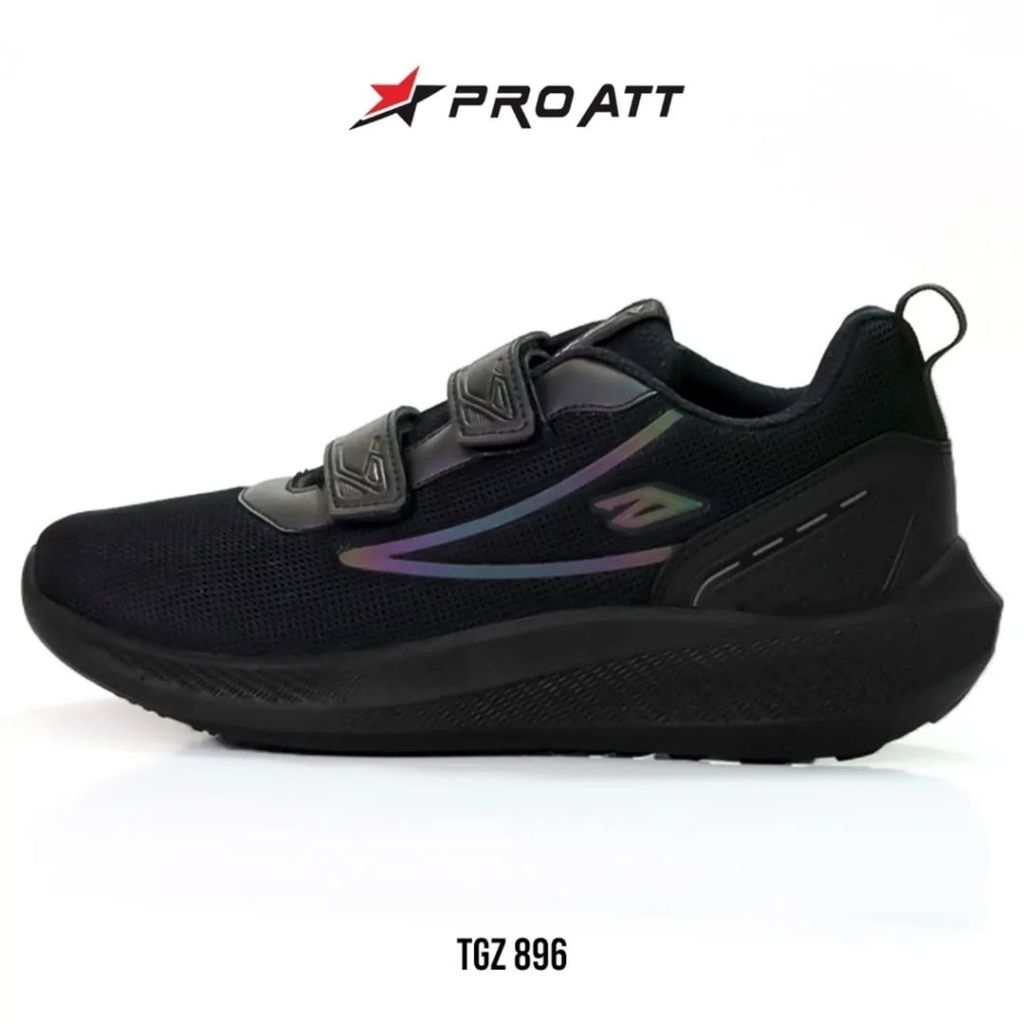 Sepatu Sneaker Hitam Polos Pria Wanita 35-43 Terbaru