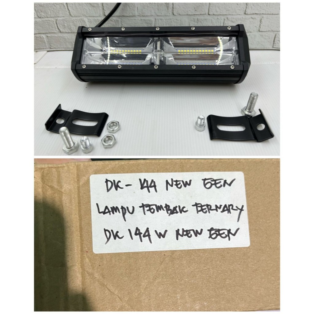 Lampu Sorot / Lampu Tembak LED Mobil 12 Volt - 24 Volt 144 Watt body logam tebal