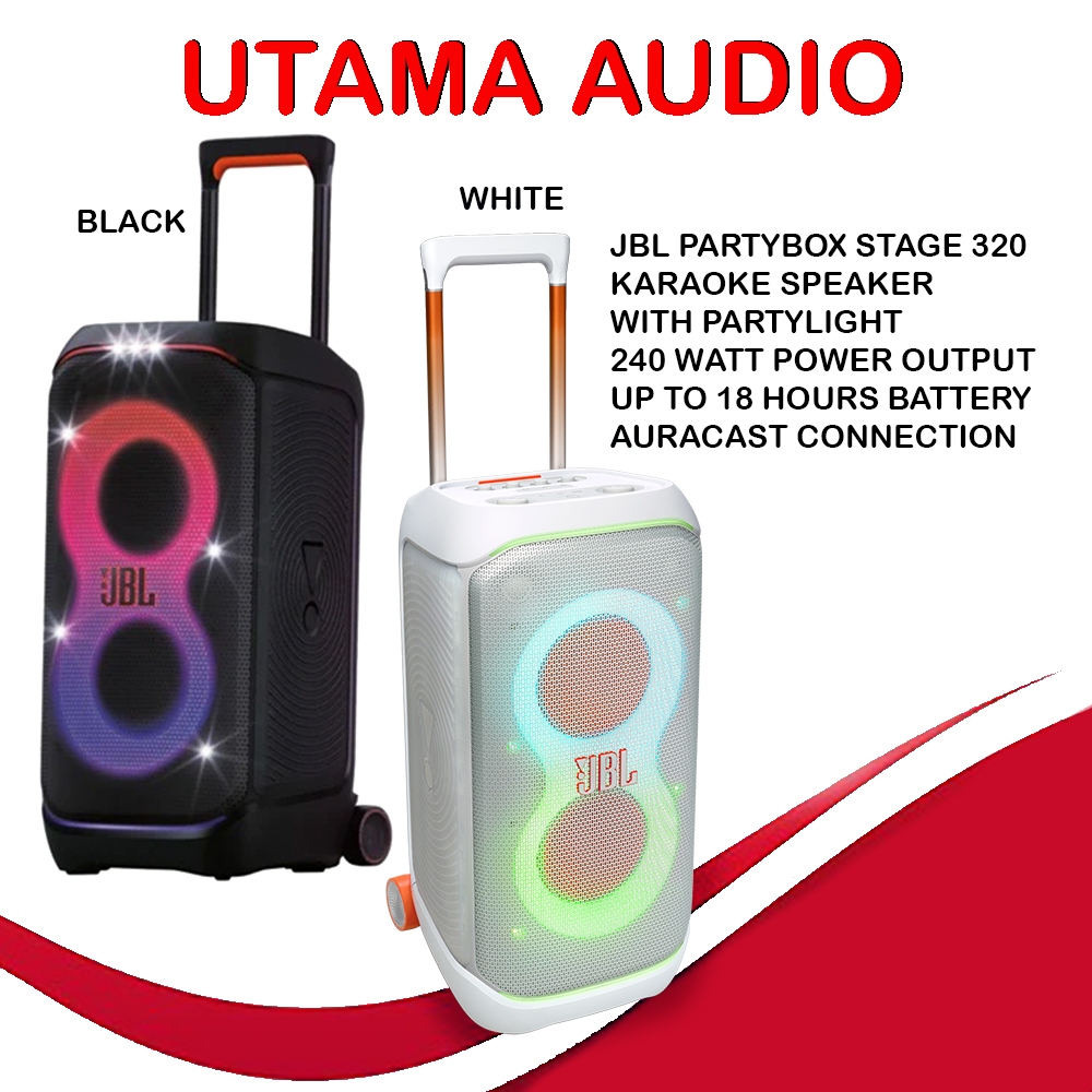 JBL PARTYBOX STAGE 320 GARANSI IMS VERSI-2 PB 310  ORIGINAL