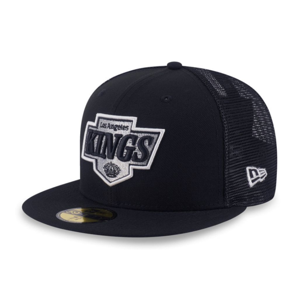 Topi New Era Cap Los Angeles Kings Street Culture Trucker 59Fifty Fitted Hat Original
