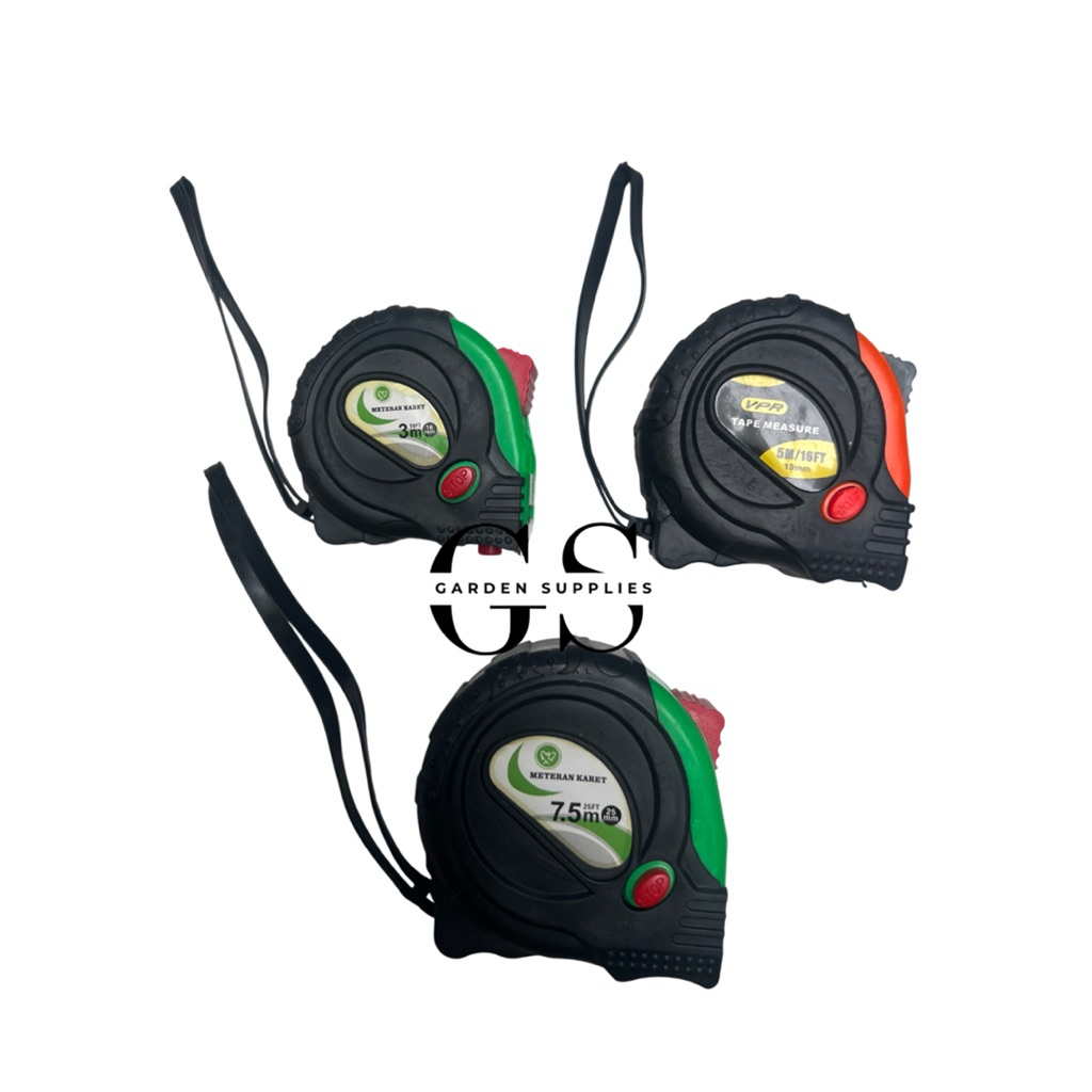 Meteran Karet 7,5 Meter Anti Pecah - Meteran Bangunan Tukang