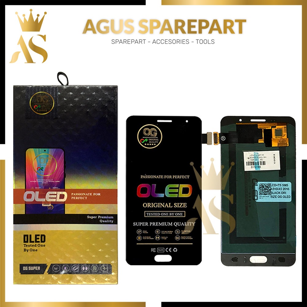LCD TOUCHSCREEN SAMSUNG A5 2016 / A510 ORI SIZE OG OLED