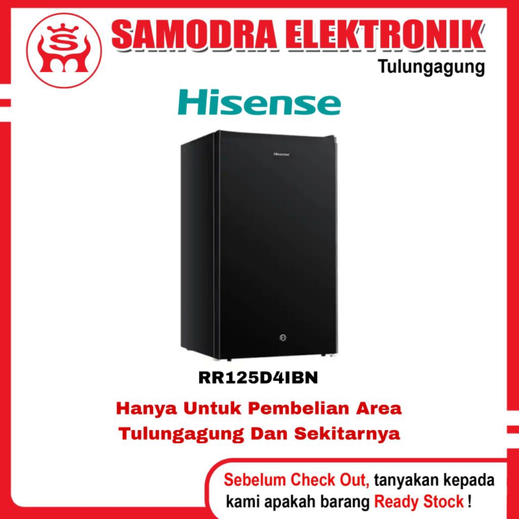 Kulkas HISENSE RR125D4IBN | Kulkas 1 Pintu Hisense
