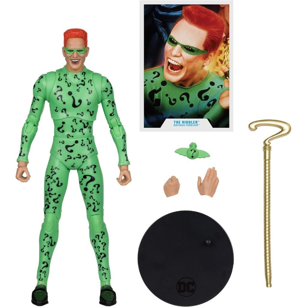TERBARU MCFARLANE TOYS - DC MULTIVERSE THE RIDDLER (BATMAN FOREVER) FIGUR BANGUN 7 INCI KODE 352